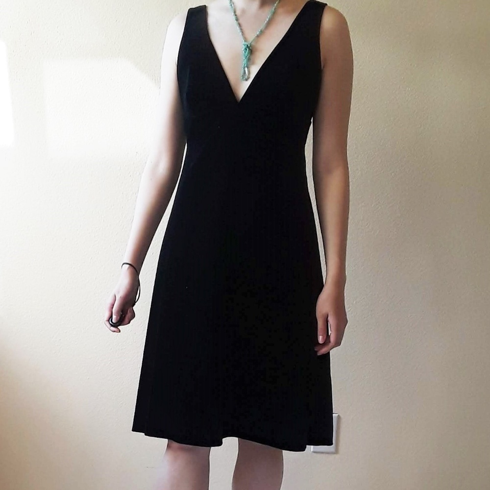 SOLD! J. Crew v-neck sleeveless velvet dress